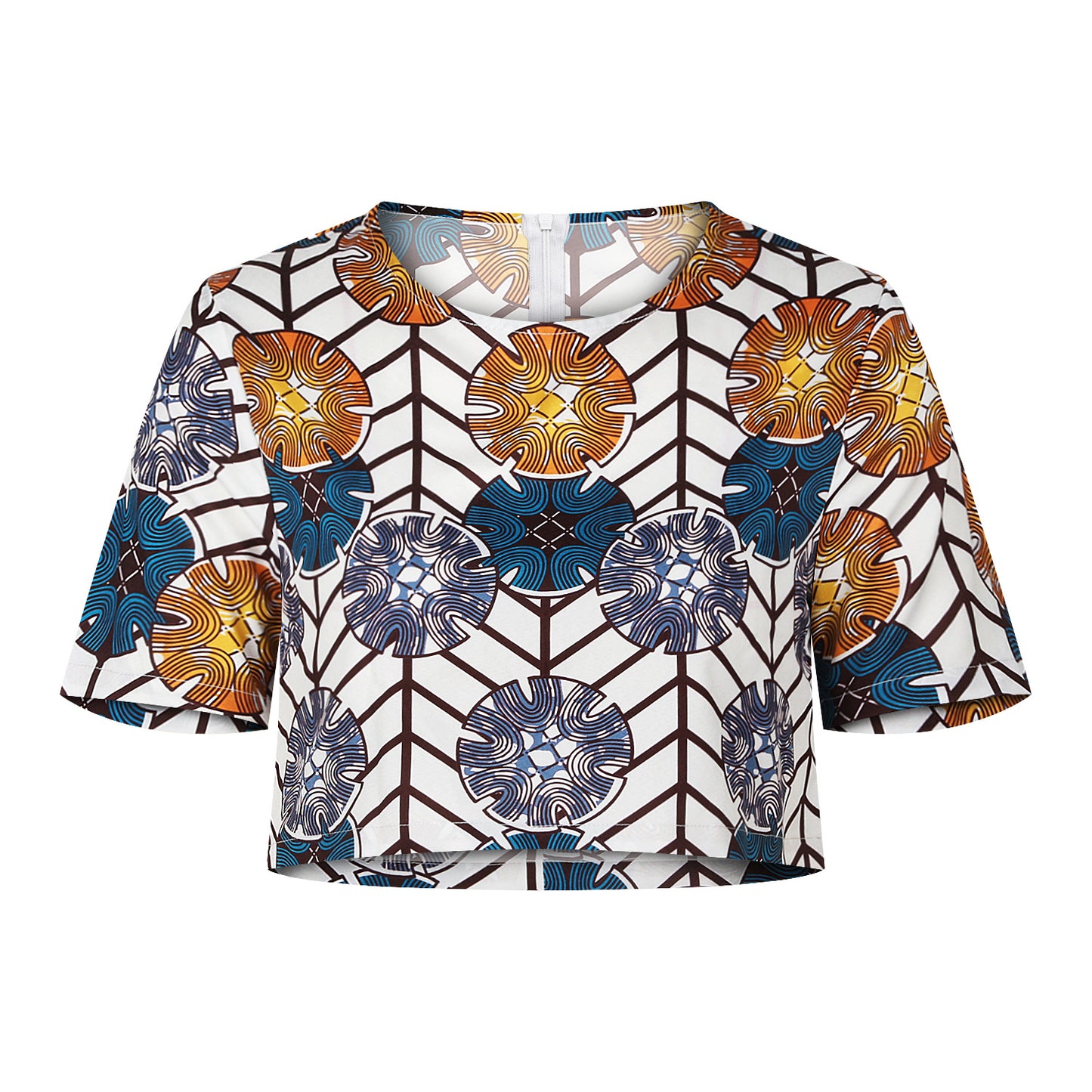 Two-piece short sleeve top