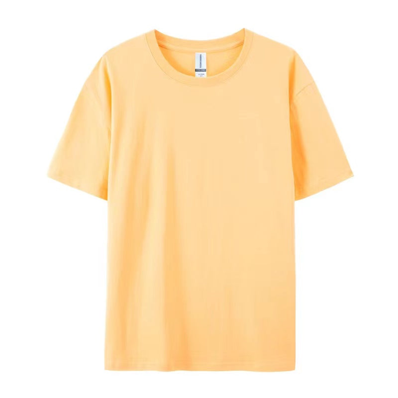 Crewneck Short Sleeve T-shirts 100% Cotton Oversize, 180gsm, Customizable