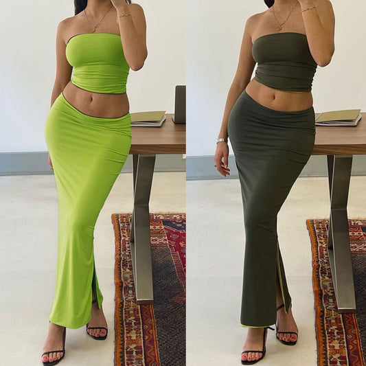 Dress Two Colors Double-sided Multi-wear Method Wrap Half Skirt