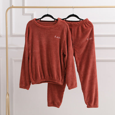 Outer Wear Casual Lazy Pants Loose Warm Suit