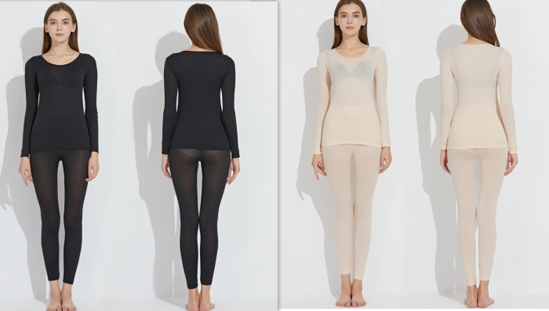hermal underwear set round neck to keep warm