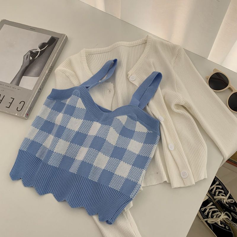 Small Fragrance Twill Knit Camisole Inside