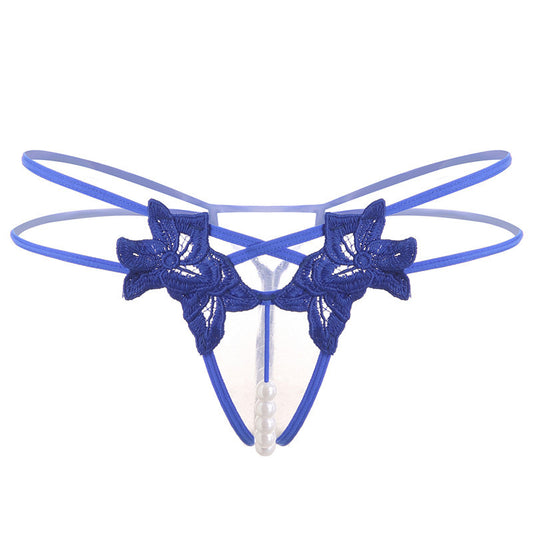 Erotic Lingerie Sexy Embroidered Women's Thong