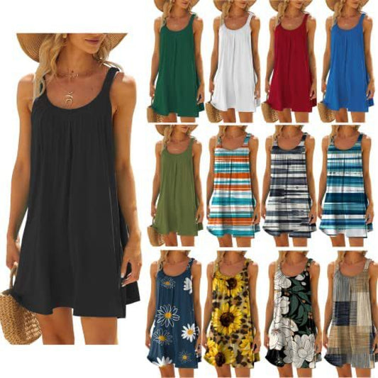 Women's Fashion Loose Sling Dress
