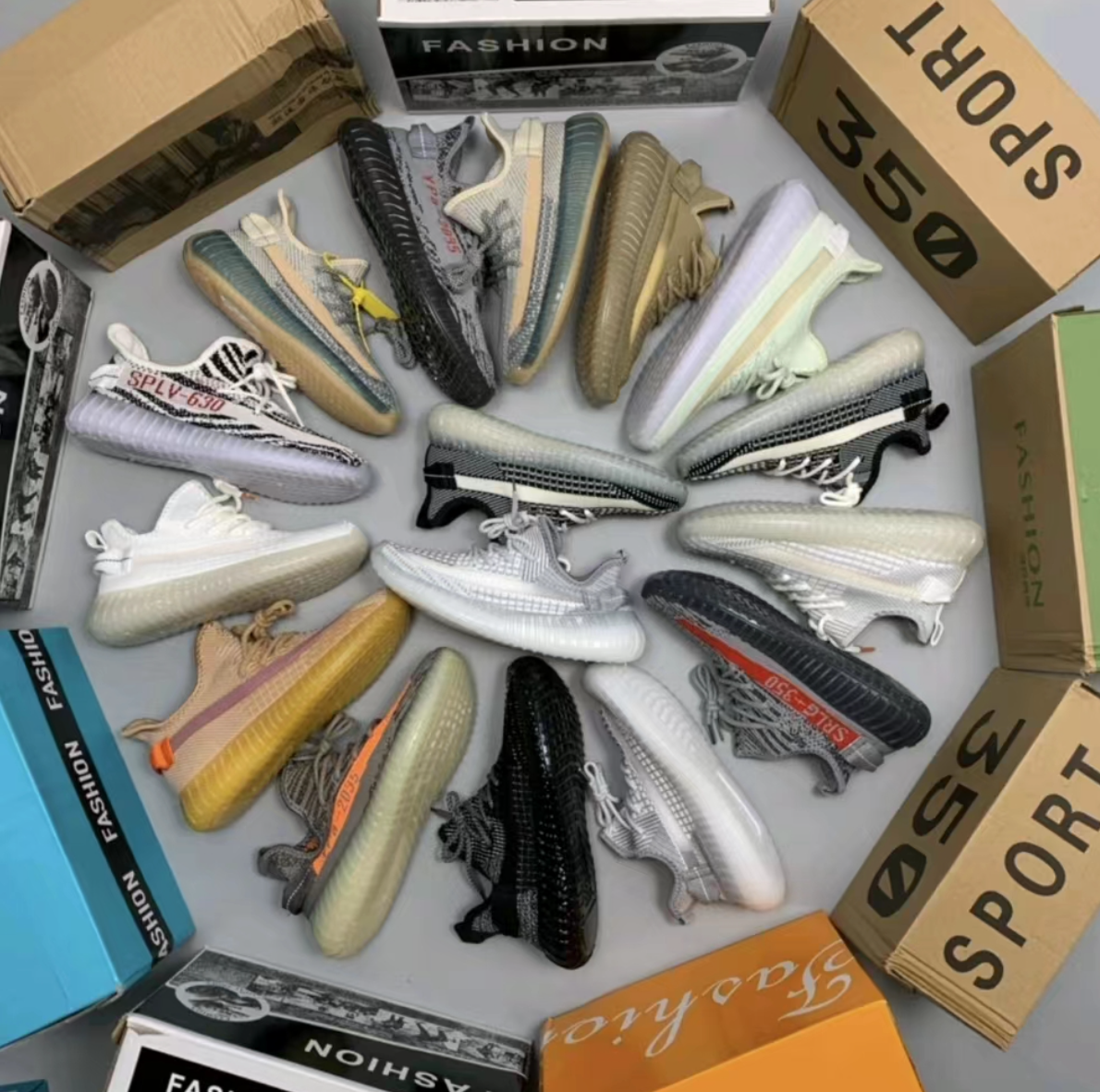 Lotes de 100 Zapatillas de Caballeros, Modelo L971