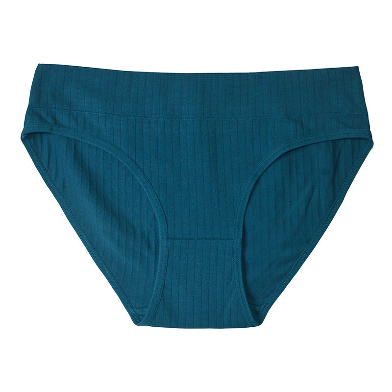 Cotton Mid Waist Women's Underwear Plus Size Cotton Women's Briefs