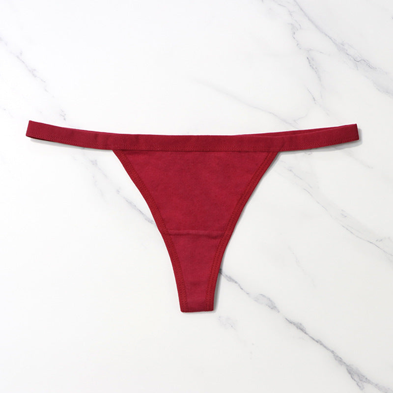 Women's Cotton T-shaped Knitted Underwear