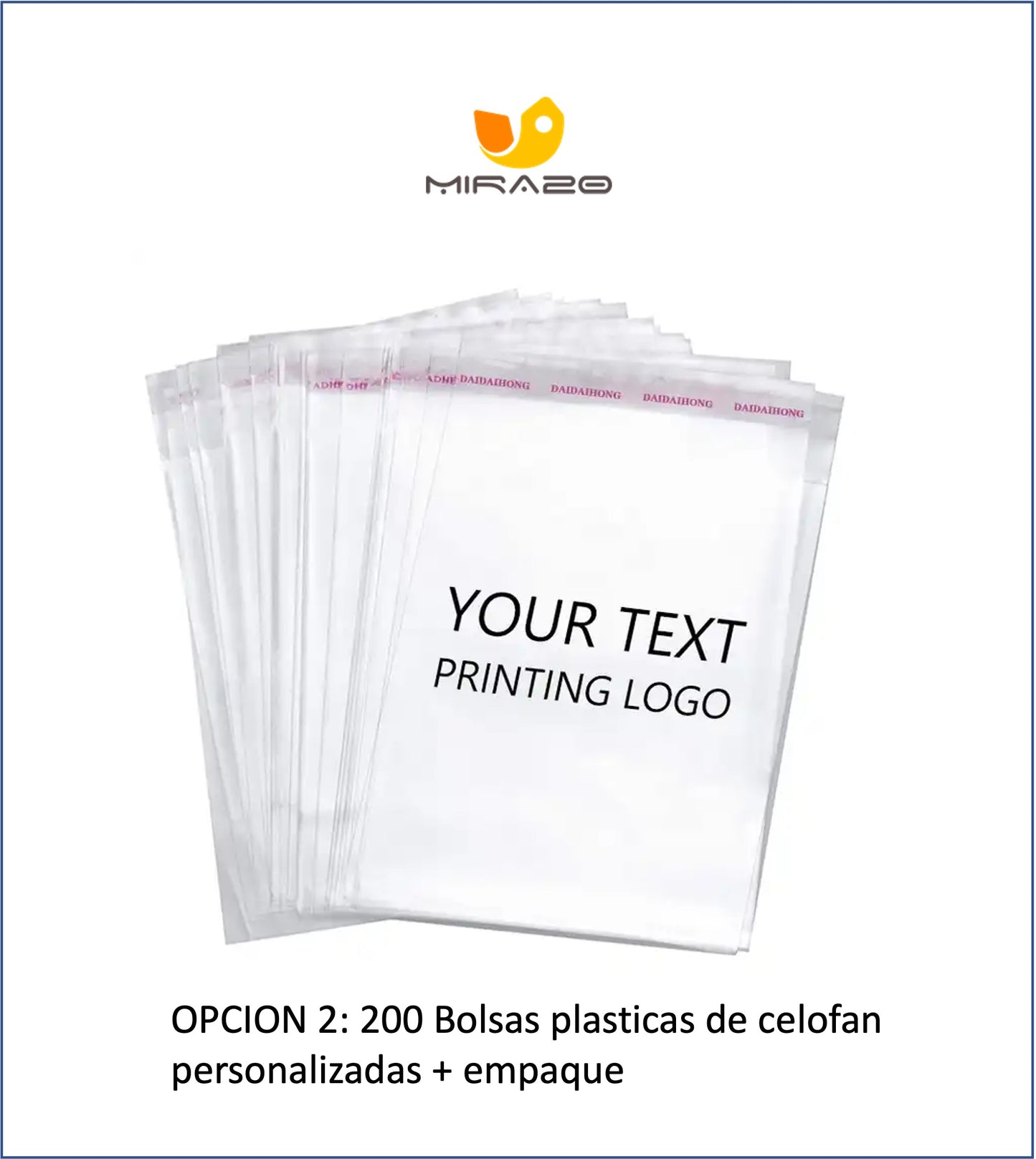 Etiquetas colgantes personalizadas y Bolsas de Empaque