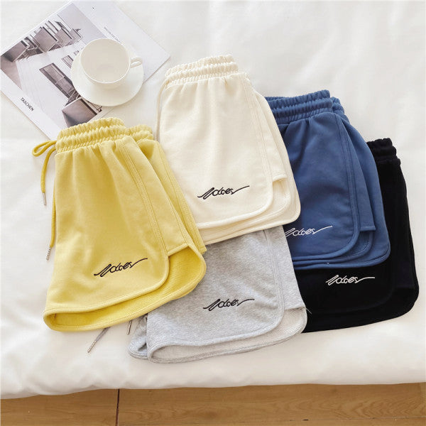 Summer Loose-fitting Home High-waist Casual Wide-leg Pants