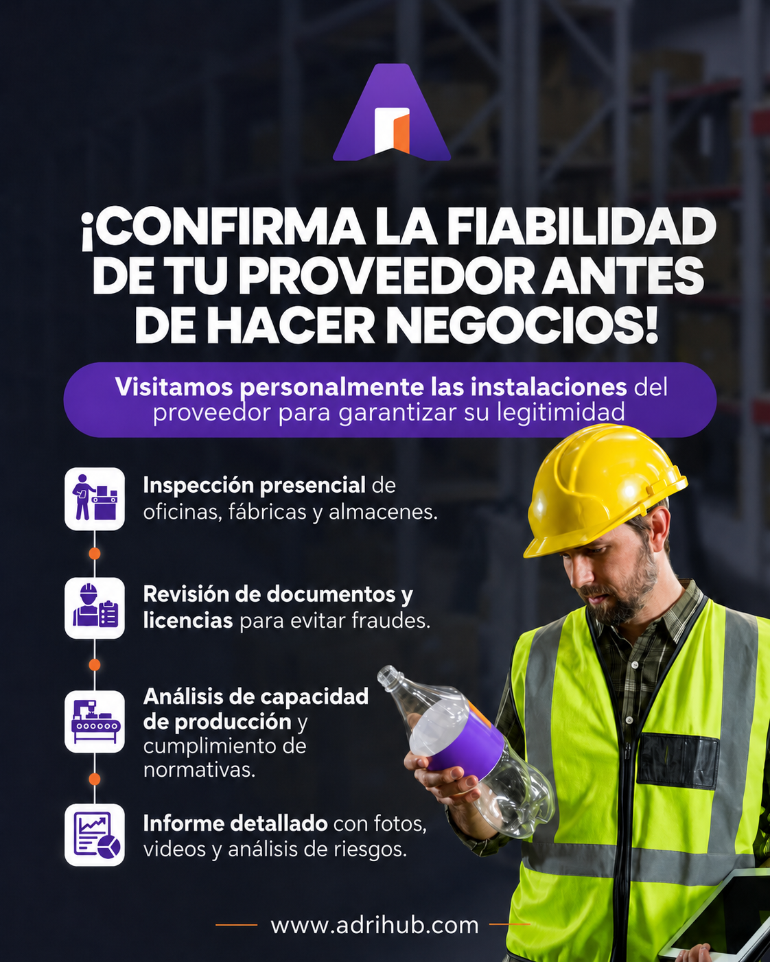 Verifica a tu Proveedor.