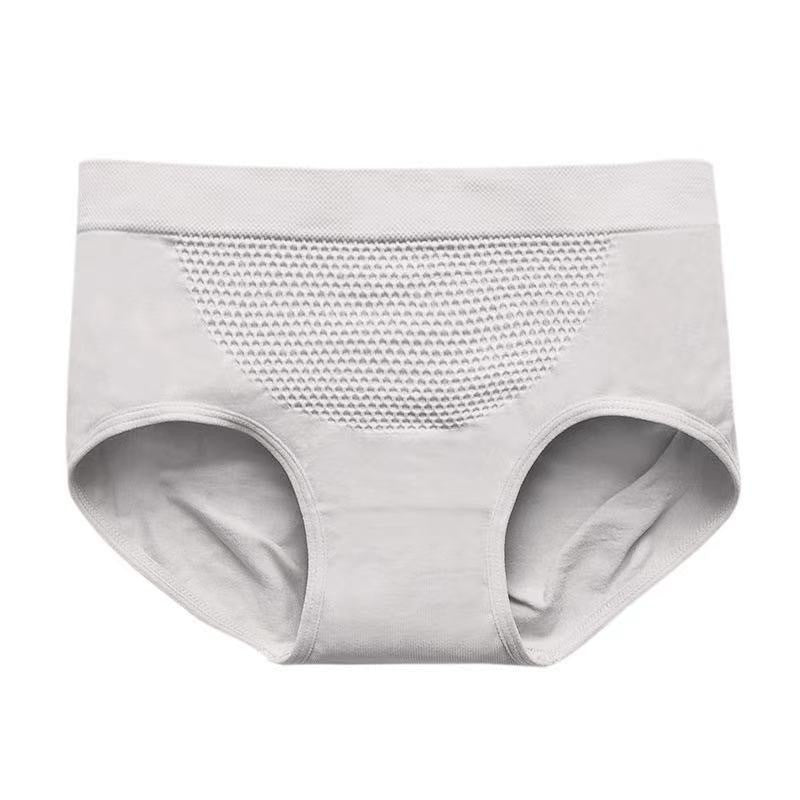 D Honeycomb Mid-waist Slim-fit Hip-lifting Breathable Physiological Girl Underwear