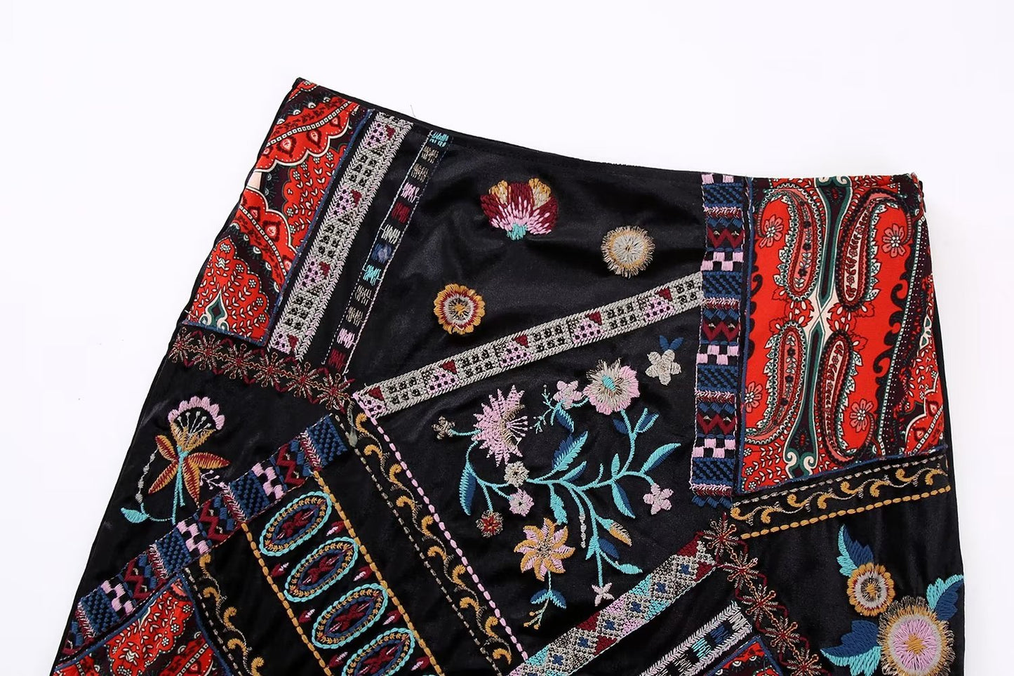 Fashion Printed High Waist Miniskirt