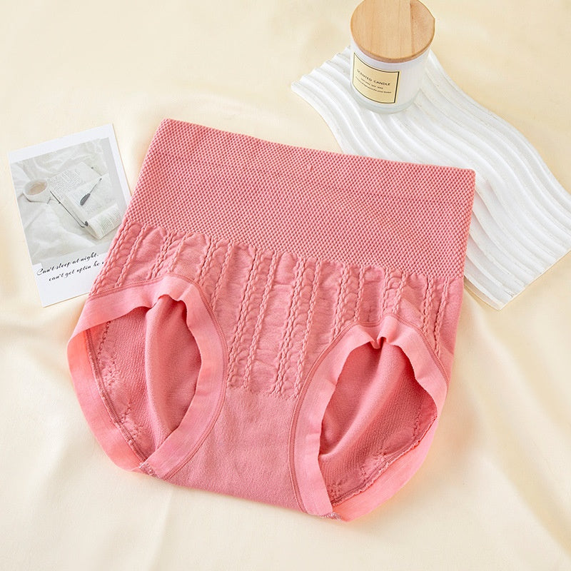 High Waist Bow Traceless Lace Briefs