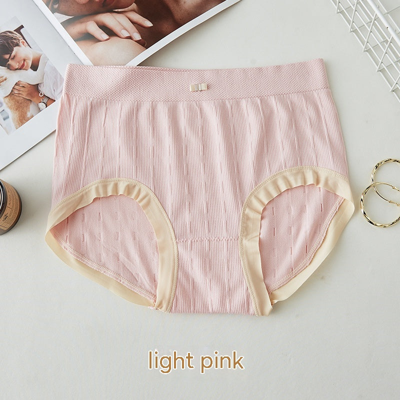 High Waist Bow Traceless Lace Briefs