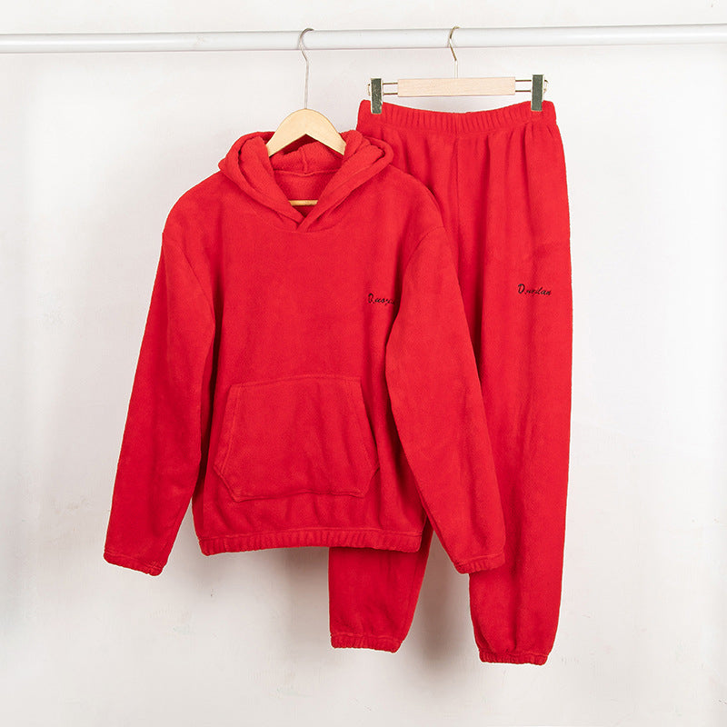New Casual Long Sleeve Thick Fashion Women's Home Wear