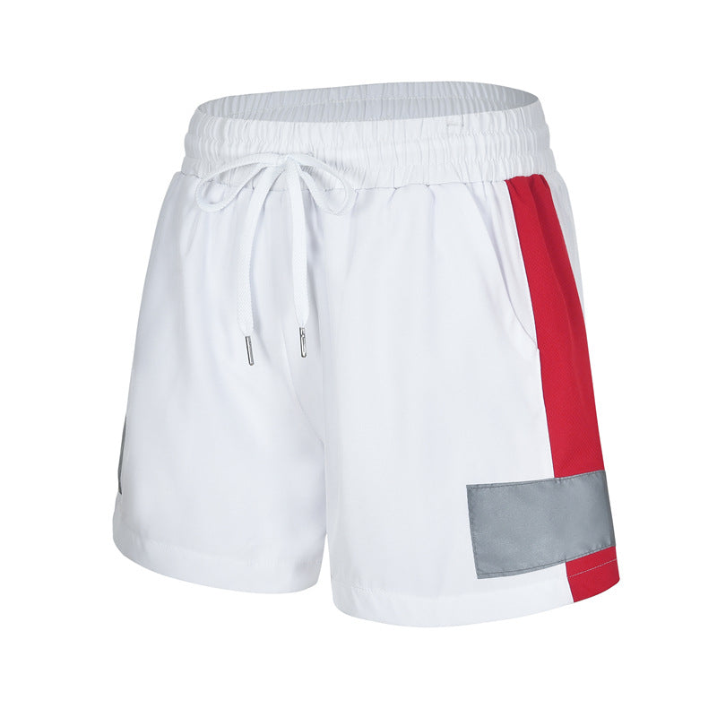 Summer Exercise Shorts Reflective Plus Size Yoga Fitness Quick-drying Running Pants Anti-exposure