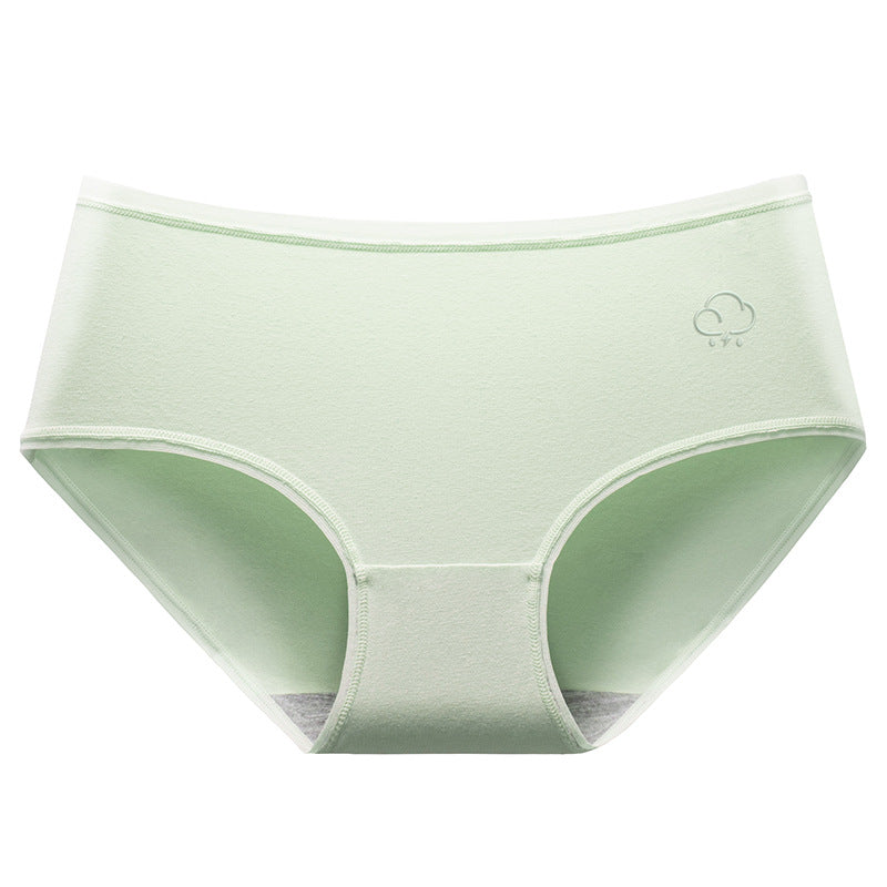 Antibacterial Cotton One-piece Seamless Underwear Female
