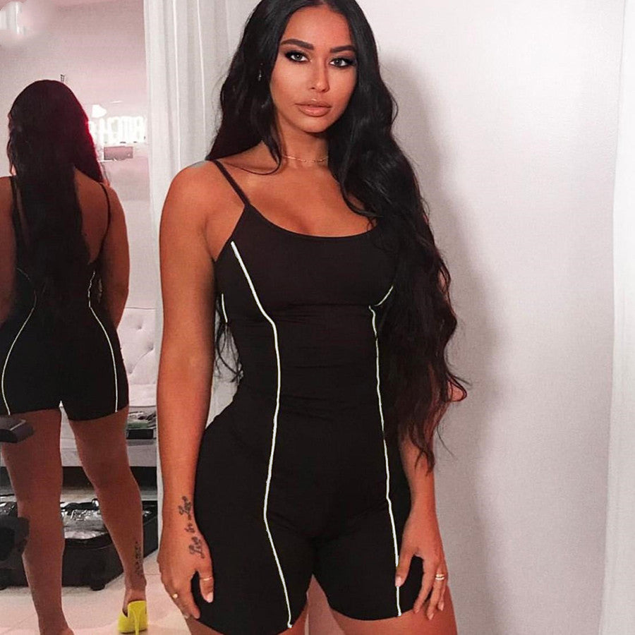 Sling jumpsuit color matching
