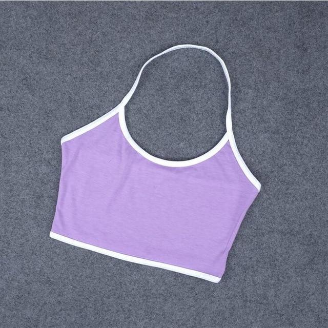 NEW HALTER BRALET CROP TOP