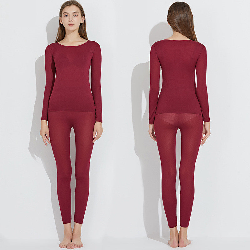 hermal underwear set round neck to keep warm