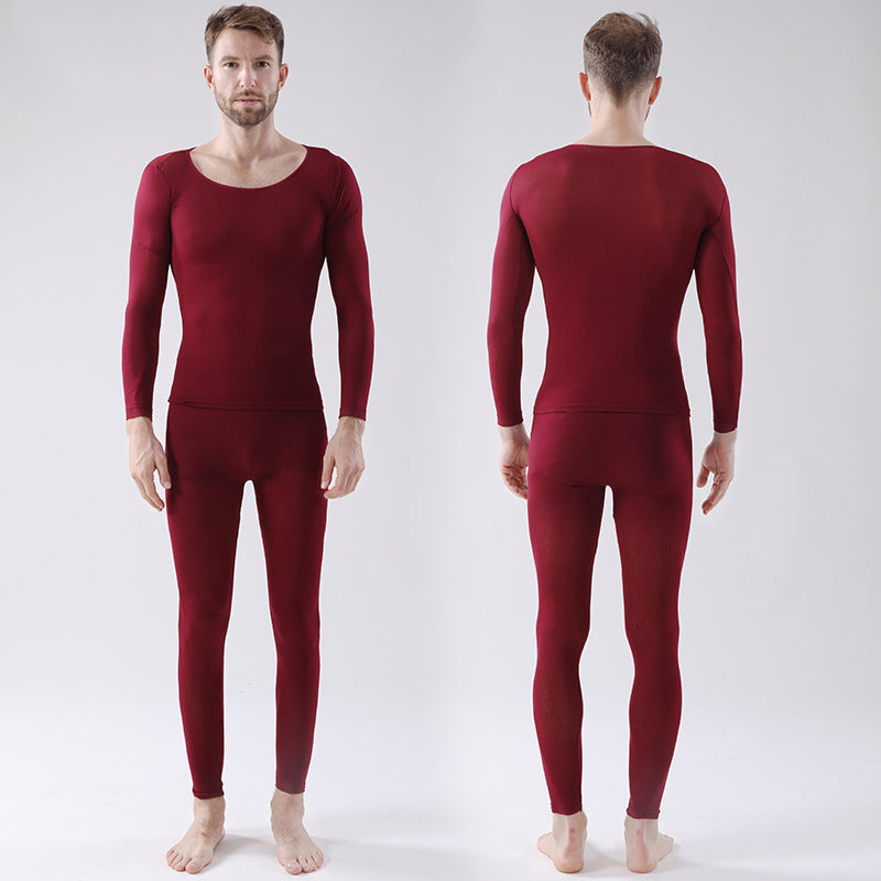 hermal underwear set round neck to keep warm