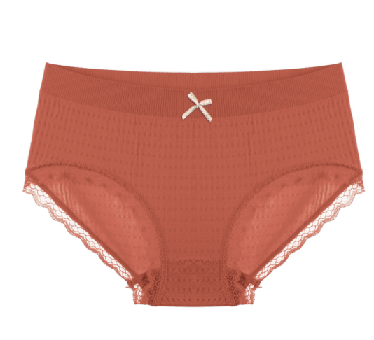 Graphene Bottom Crotch Breathable Panties Female Mid-waist Student Cloud Pants Briefs