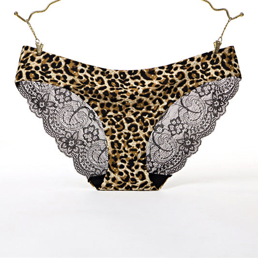 Ice silk seamless low waist briefs