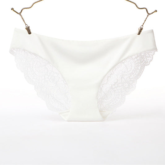 Ice silk seamless low waist briefs