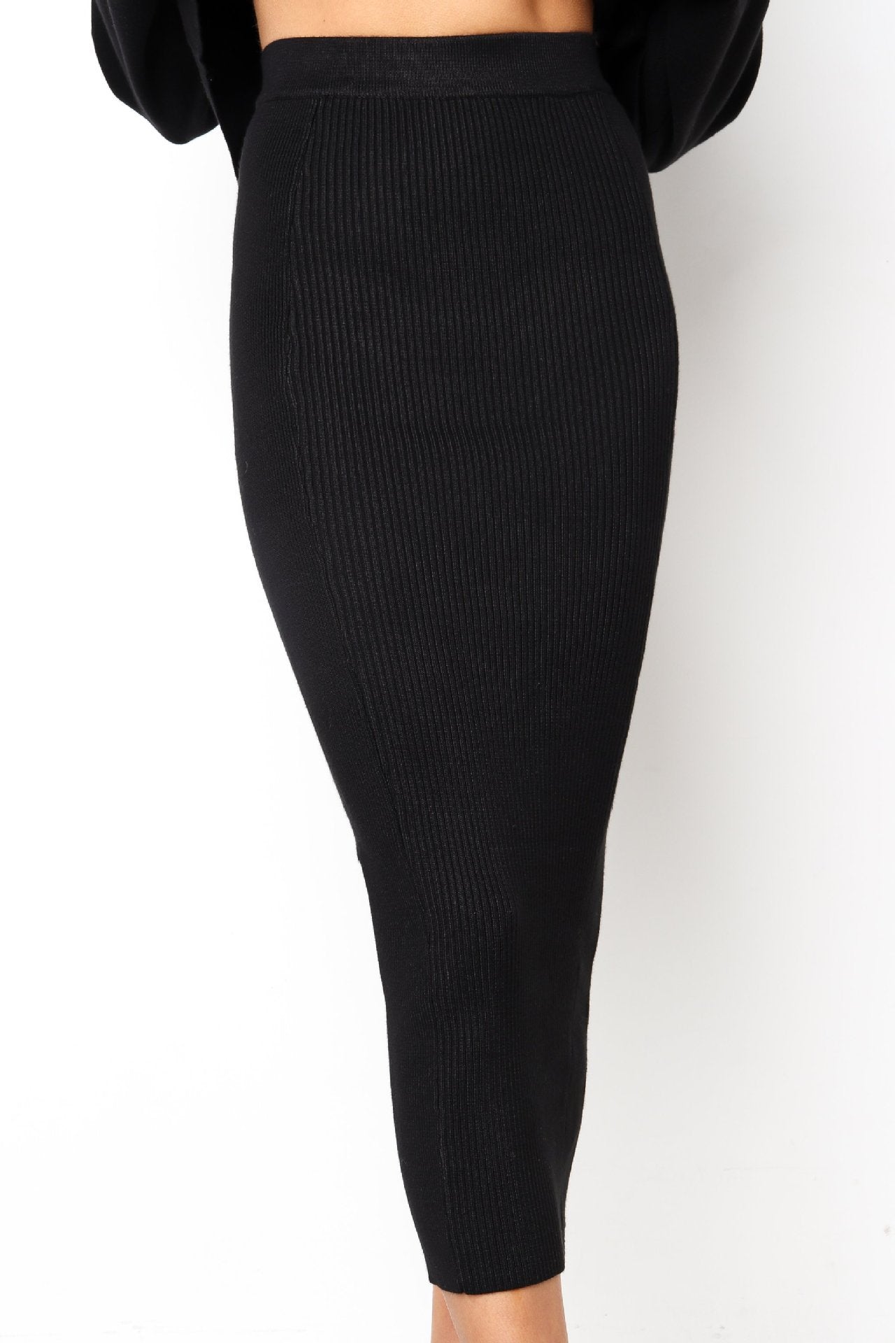 Striped Sexy High Waist Slim Wrap Hip Skirt
