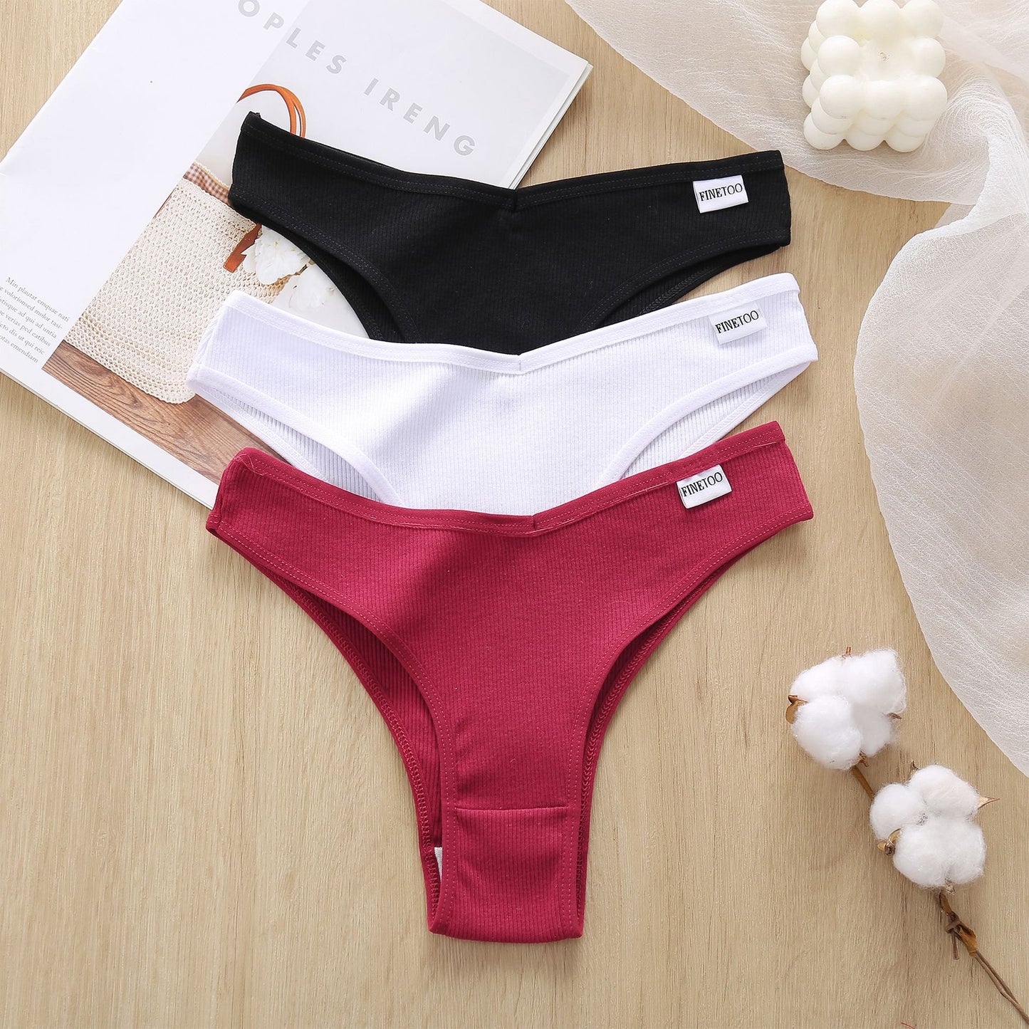 Ladies Thread Breathable and Comfortable Underwear Briefs