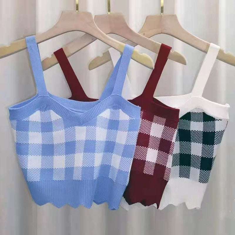 Small Fragrance Twill Knit Camisole Inside