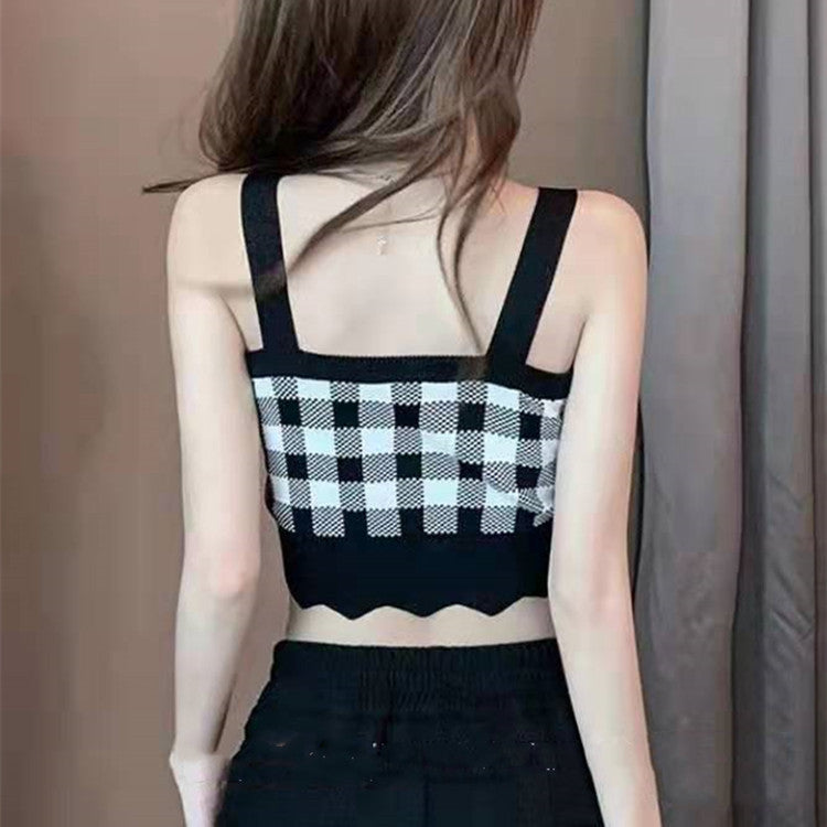 Small Fragrance Twill Knit Camisole Inside