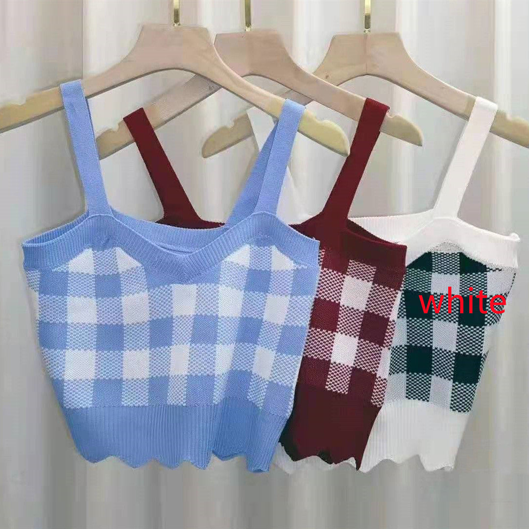 Small Fragrance Twill Knit Camisole Inside