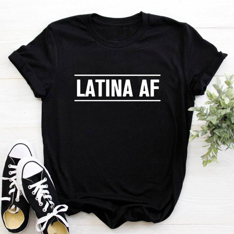 European And American Fashion Letter Tops Street Hippie Punk