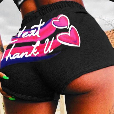 Original Scheming Design Sense Printed Slim Casual Pants Women's Sportswear