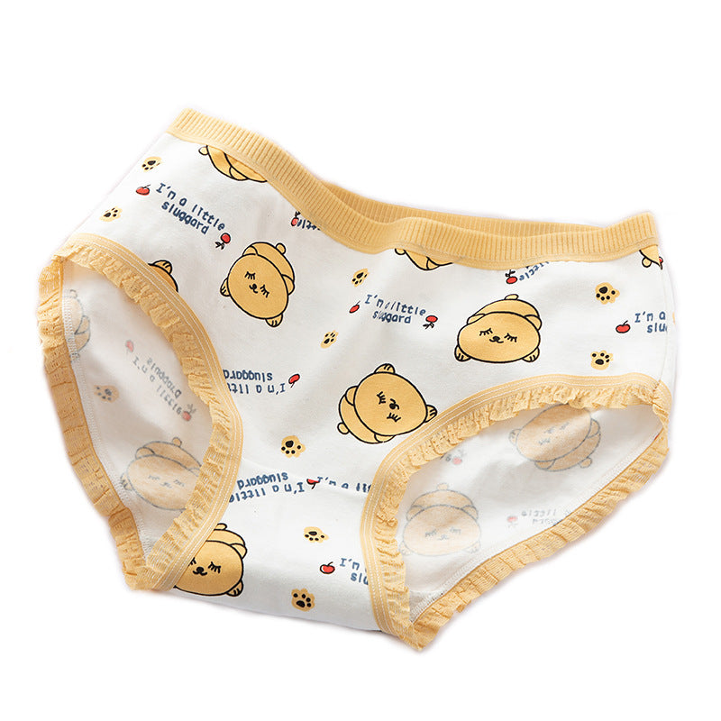 Japanese Cute Bear Lace Girl Underwear