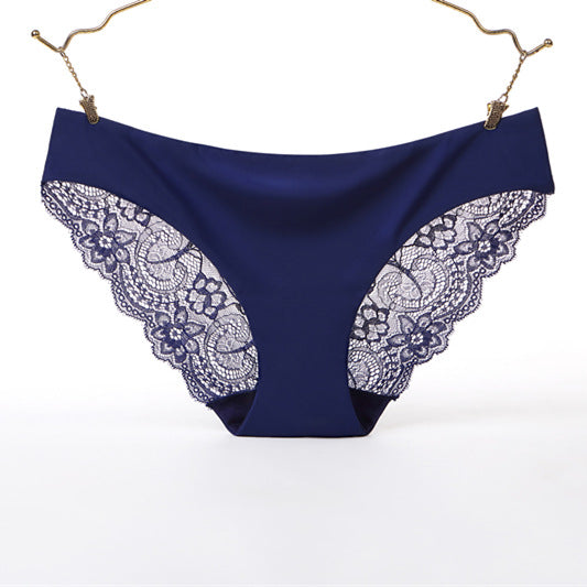 Ice silk seamless low waist briefs