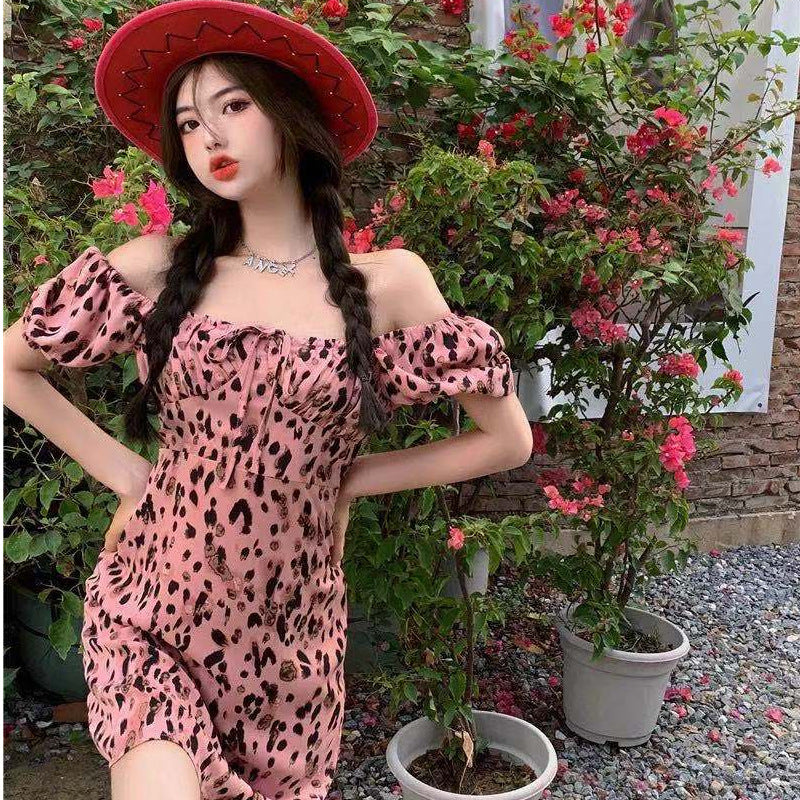 Mid-length Bubble Sleeve Marmalade Dress Female