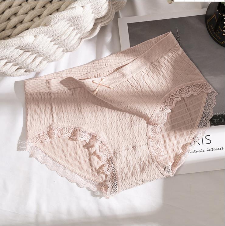 Girls Mid-Low Waist Cotton Crotch Comfortable Breathable Shorts