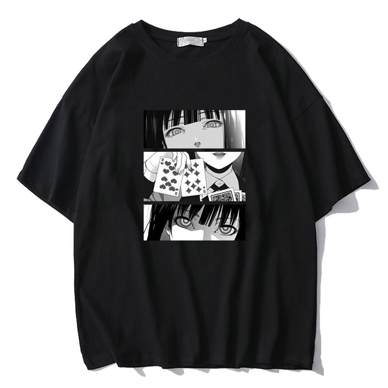 Summer Women's Casual Round Neck Short Sleeve T-shirt Printing