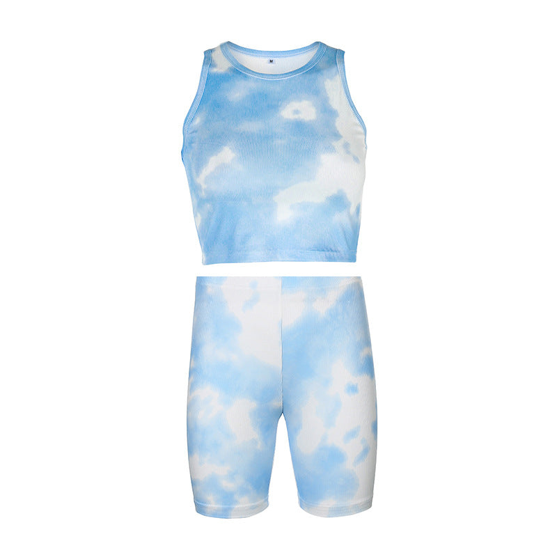 Sports vest shorts suit