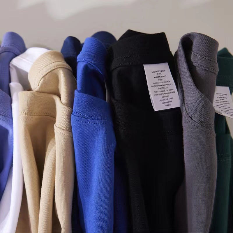 Short Sleeve Oversize T-shirts 100% Cotton Oversize,  220gsm, Customizable