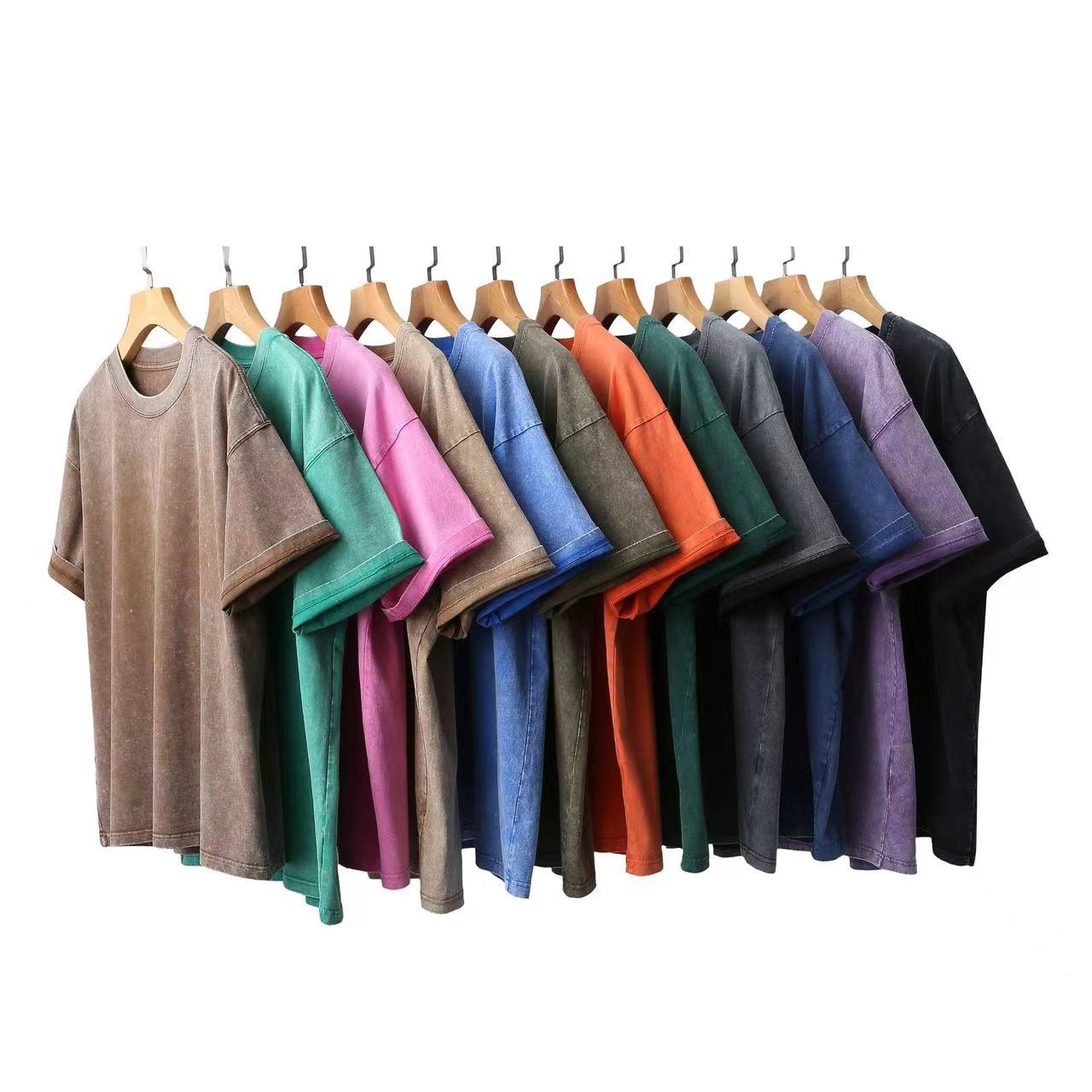 Pre-washed T-shirt Oversize 100% Cotton, 230/270 gsm Customizable