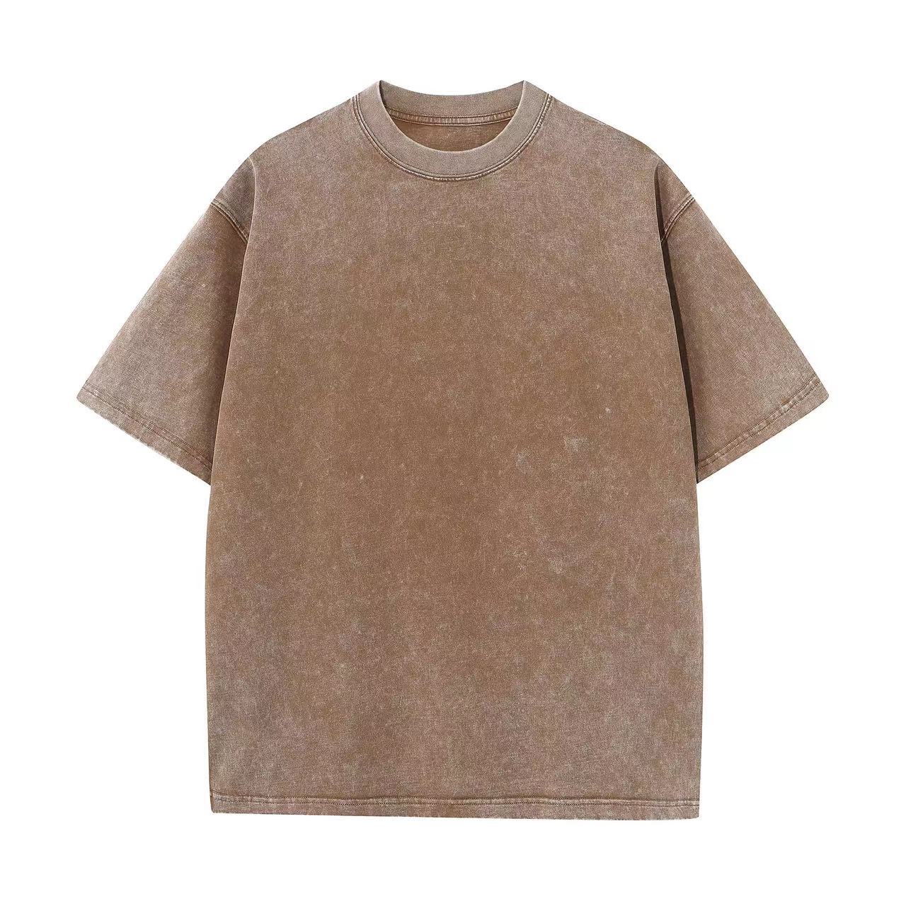 Pre-washed T-shirt Oversize 100% Cotton, 230/270 gsm Customizable
