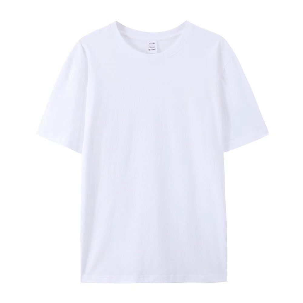Crewneck Short Sleeve T-shirts 100% Cotton Oversize, 180gsm, Customizable