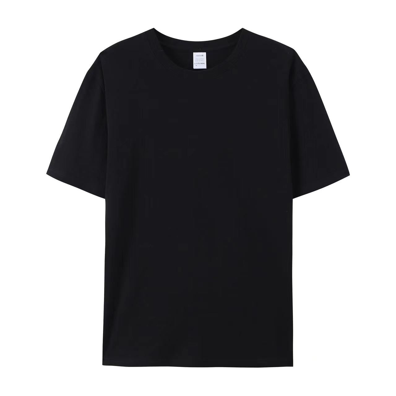 Crewneck Short Sleeve T-shirts 100% Cotton Oversize, 180gsm, Customizable