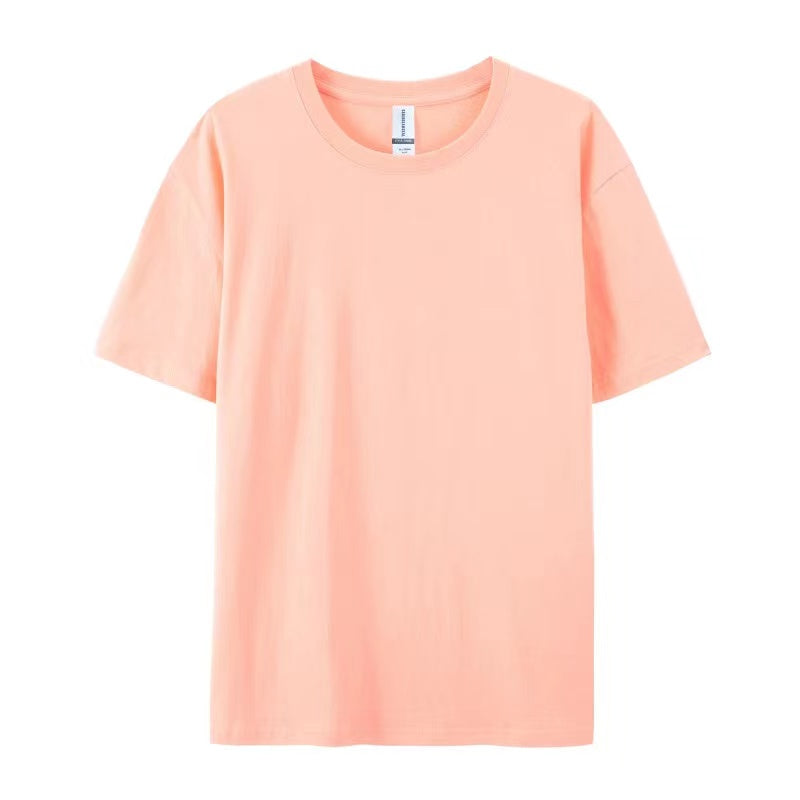 Crewneck Short Sleeve T-shirts 100% Cotton Oversize, 180gsm, Customizable