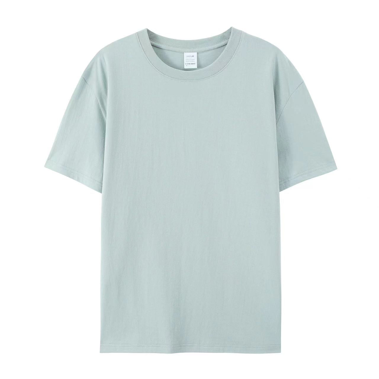 Crewneck Short Sleeve T-shirts 100% Cotton Oversize, 180gsm, Customizable