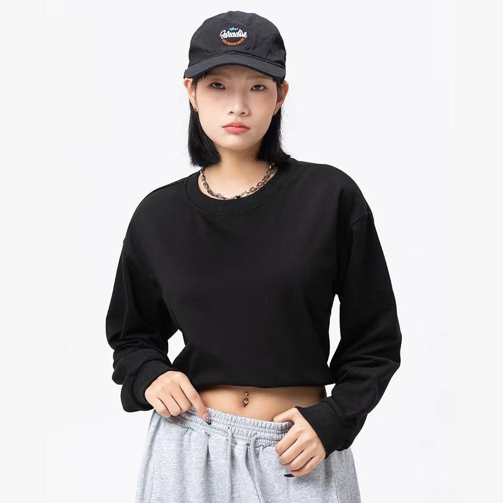 Womens Short Sueters 53.1% Cotton / 46.9% Polyester,  300gsm