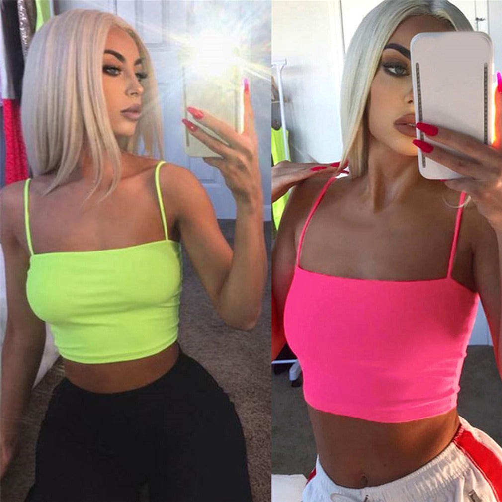 AliExpress Spring Summer Women's New Fashion Sexy Halter Camisole